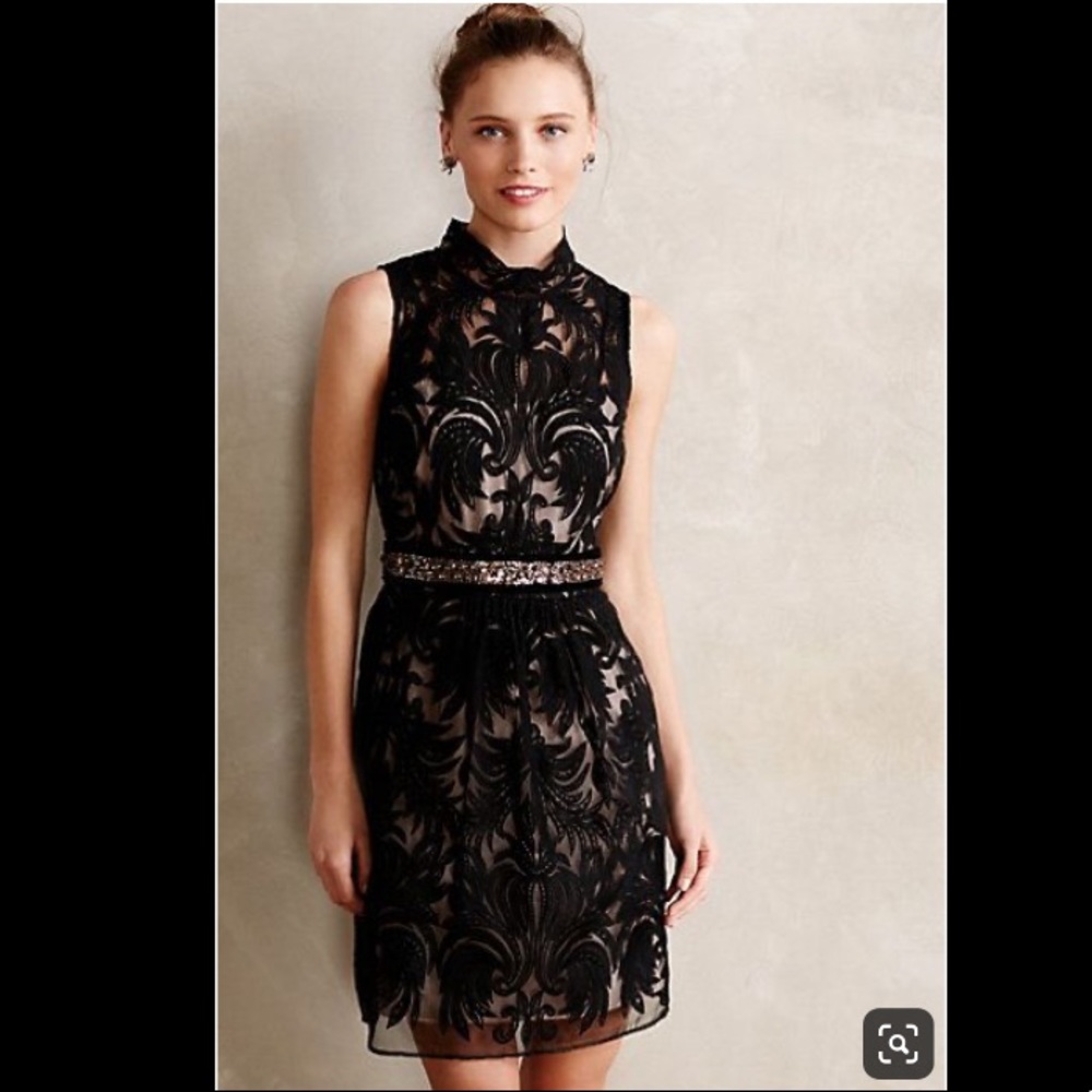 Baraschi Black Lace Dress